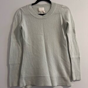 Cynthia Rowley Soft Gray Crew Neck Sweater